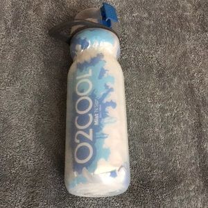 Athletic water bottle.